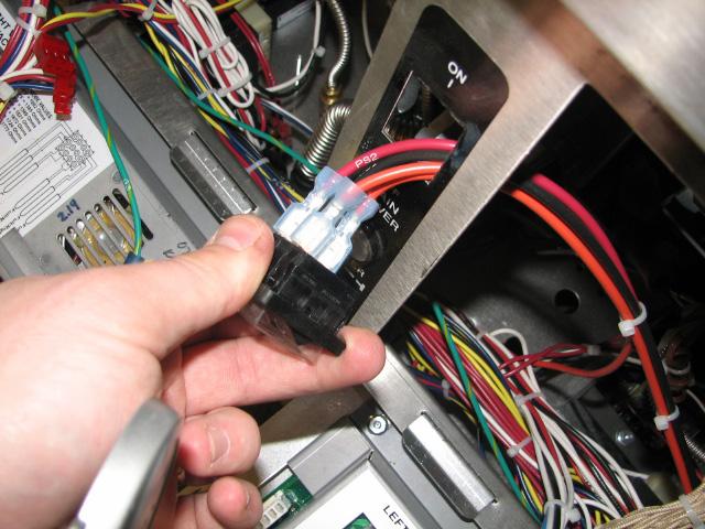 6-6. MAIN POWER SWITCH 1. Lower the control board (see Control Board Replacement). 2.