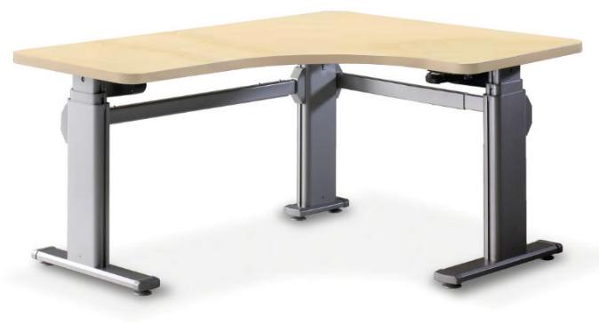 Employees can switch from seated to standing height, in owned or shared workspace applications, providing a variety of posture options while maximizing available space.