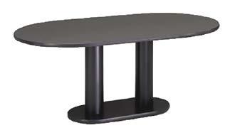 laminate 820708 42" Round 29"H 6' OVAL CONFERENCE TABLE