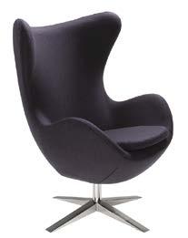 38"H Adjustable LABREA CHAIR charcoal gray