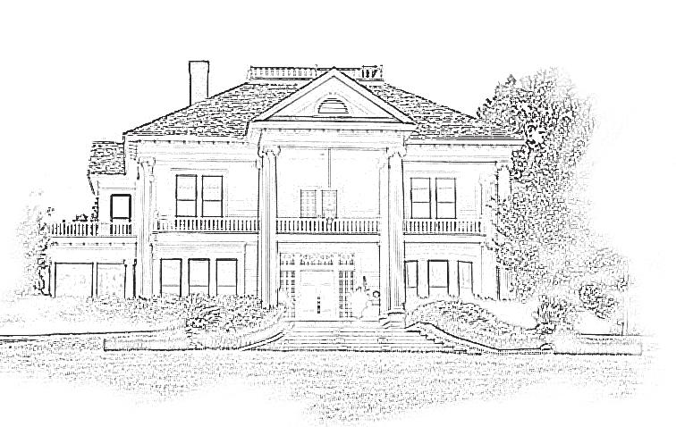 Neoclassical (1895-1950) Typically seen with a front-gabled roof (or pediment) Major character-defining