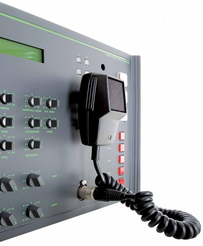 VA-450 EN 54-16 Voice evacuation System The VA-450 is a compact all inclusive voice evacuation system already integrating all important functions and components.