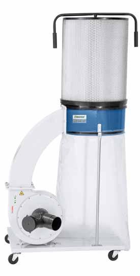 Dust collector with cartridge filter The cartridge filter FP2 improves the extraction force of the DC 350 CF DC 350 CF collector significantly and guarantees effective filtration of even the finest