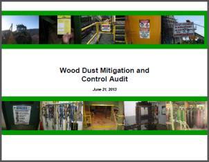 I] LAST WORD INDUSTRY S WOOD DUST MITIGATION AND CONTROL AUDIT P a g e 31 LAST WORD Industry s Wood Dust Mitigation and Control Audit I.