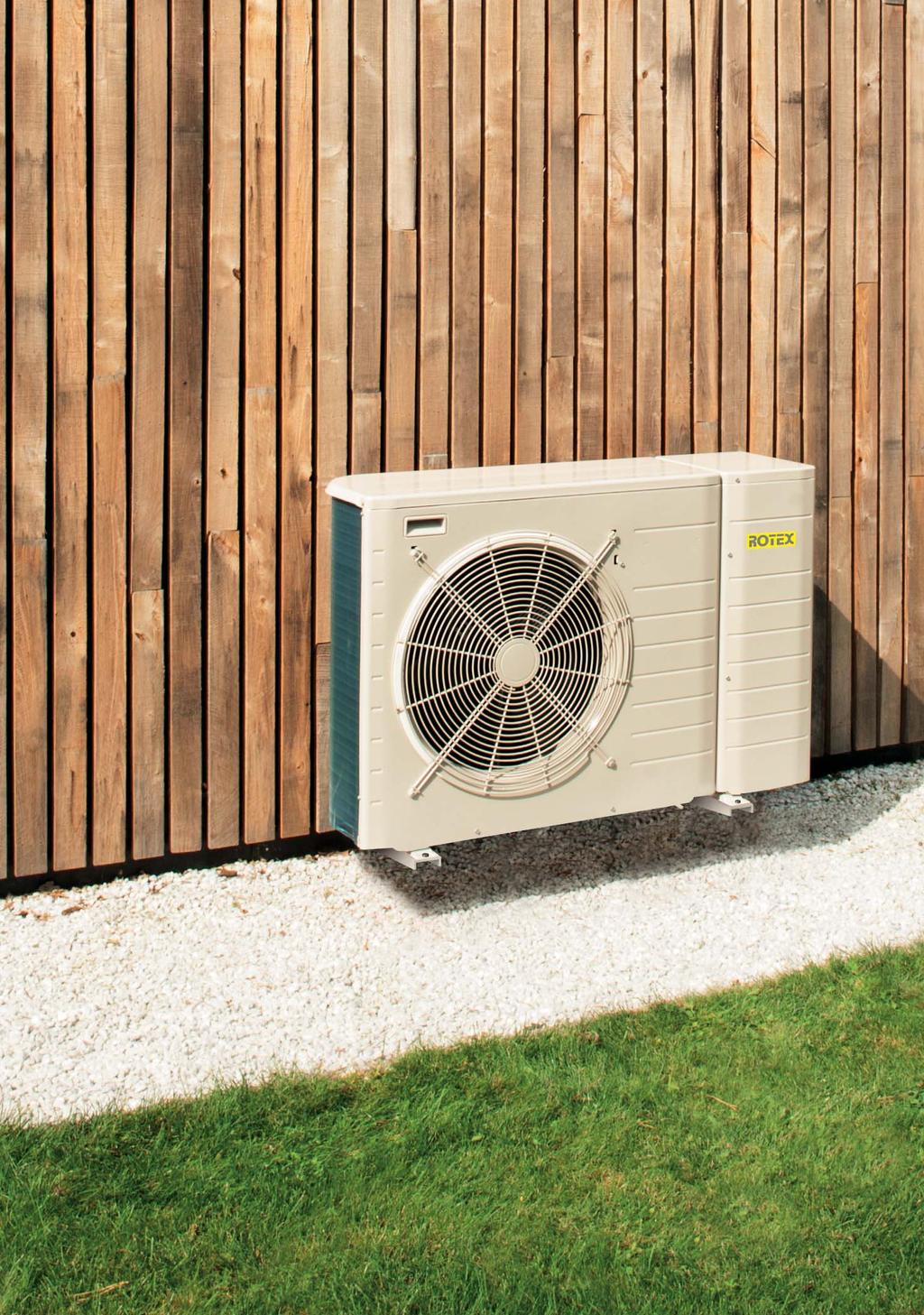 Flexible application and easy installation * ROTEX monobloc - all-in-one The ROTEX HPSU monobloc air-to-water heat pump for outdoor installation combines all components in a single compact unit.