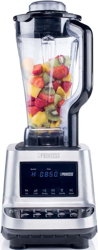 Healthy Turbo Blender 2.0 L Tritan Jar - 1600W High speed is what you need! The (semi)professional Blender can easily and quickly make delicious smoothies, ice sorbet and even hot soup! The 2.