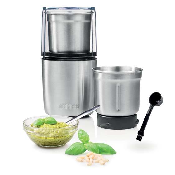 Mixers Food processor 15 in 1 Stainless steel base -Safe & practical storage box 01.22010.01.001 Strong solid multifunctional food processor, which is an asset to any kitchen.