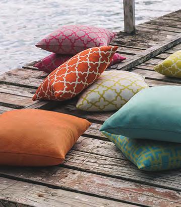 Outdoor Fabrics Add more colour, texture and