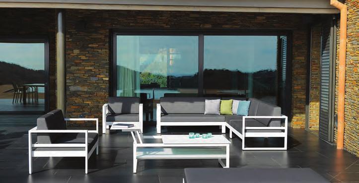 Gibara Sun Lounger Felton Dining Table Jati and Kebon contemporary furniture offers stylish and high quality outdoor pieces.