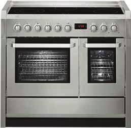 Range cookers 81 COMPETENCE C41022Vm COMPETENCE C41029Gm 100cm professional style electric range cooker with double oven.