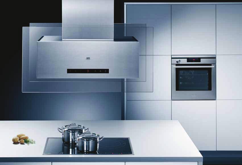 68 Hoods Precise control for peace of mind. The AEG-Electrolux design-award winning range of hoods will complement any kitchen.