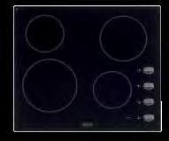 sizes Touch 9 power levels Timer ceramic BLACK 65 zone induction with power boost Minute minder
