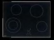 Touch control 9 power levels Timer Child lock BLACK 70 77cm Ceramic hob with touch 5 ceramic