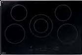 Ceramic hob with touch ceramic elements in sizes ceramic surface Touch control Hot hob indicator