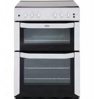 STEEL 9565 BLACK 9566 WHITE 0777 60cm Gas double with cook to off programmable gas