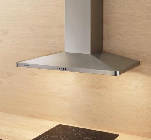The stainless steel Tuscan chimney hood combining performance and