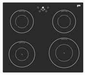00 INDUCTION HOBS 80cm INDUCTION HOB IR 841 60cm INDUCTION HOB IB 64 Induction hob - 80cm Touch control Bevelled glass Dimensions: 800 x 510mm Power levels