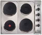 00 60CM 4 RING GAS HOB HLX4GAIAL Ceramic hob Fully touch control Dimensions - 580mm x 510mm Bevelled glass 2