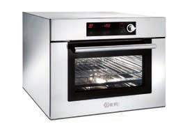 Halogen oven light Triple-glazed, cool to touch oven doors Child safety lock 2 wire shelves and grill pan the left hand oven Rotisserie fitting, 1 wire shelf and grill pan in the right hand oven 5100