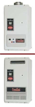 Now installing Tank-less Hot Water Heaters These compact, powerful water heaters can be installed indoors or out and supply hot water at the desired temperature to multiple points of use