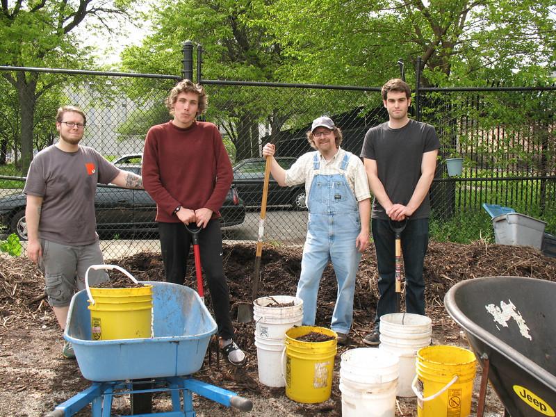Urban Farming Compost crew at the Growing