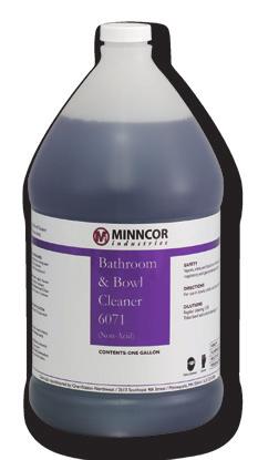 Bathroom & Bowl Cleaner 6071 Two cleaners in one - effective in toilet bowls and urinals and