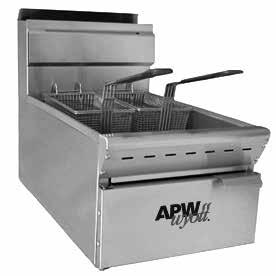 DESIGNED SMART. BUILT SOLID. INSTALLATION AND OPERATING INSTRUCTIONS Countertop Fryer Models: APWF-15C, APWF-25C INTENDED FOR OTHER THAN HOUSEHOLD USE WARNING: California Residents Only.