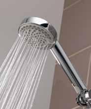 With separate temperature and on/off control and the new Harmony shower head, your Dream shower becomes reality.