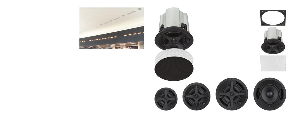 Professional Series In-Ceiling Speakers The Sonance Professional Series In-Ceiling Speakers feature a one-piece bezel-less grille that is magnetically secured and allows for a one-step painting