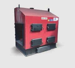 It is also possible to use solid fuel through a direct filling of the boiler furnace chamber. The boiler s design is based on bent and welded steel.