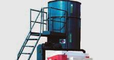 For dry sawdust additional humidification is used in order to improve fuel gasification parameters.