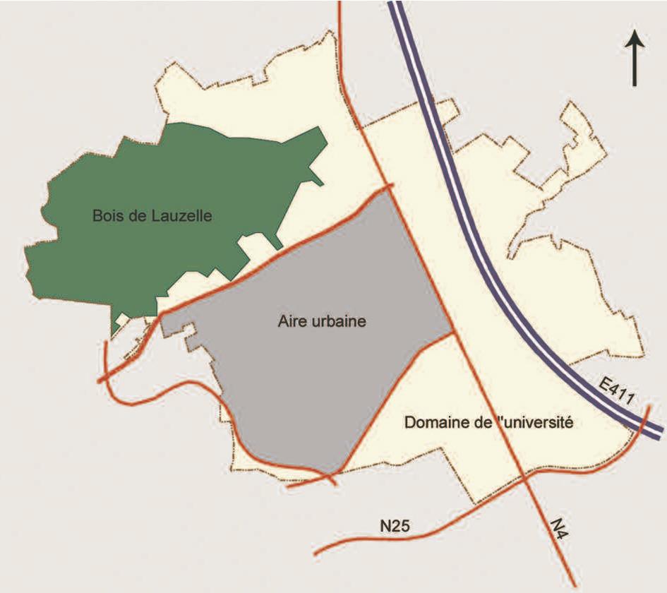 Louvain University bought ca 1000 ha of agricultural and forest land in a rural area close to the Brussels- Namur road (N4).