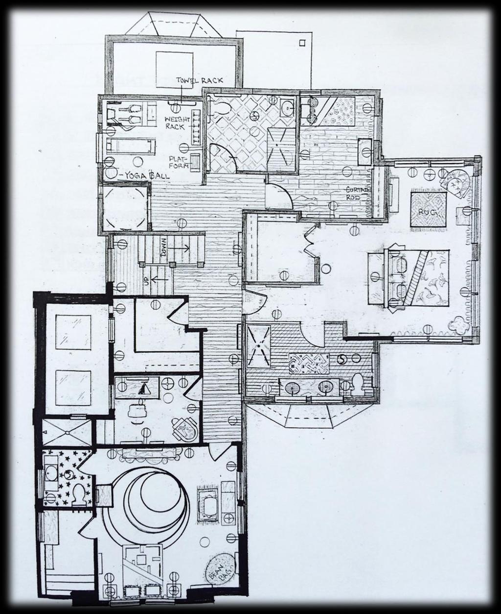 ELECTRICAL PLAN: LOWER LEVEL
