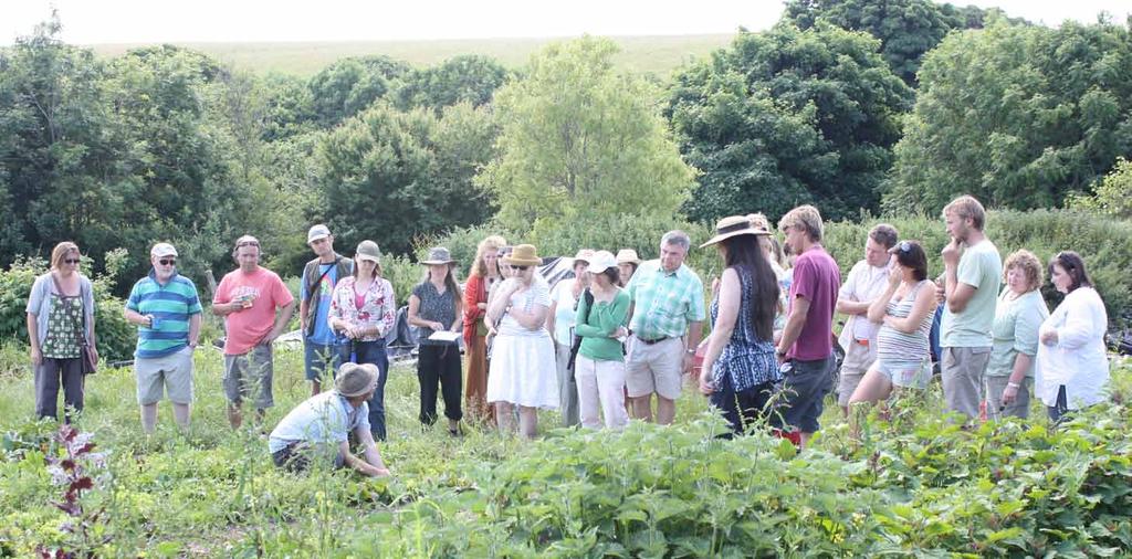 A group visit to Keveral Farm, Cornwall - a LAND Learning Centre The LAND Project includes help and