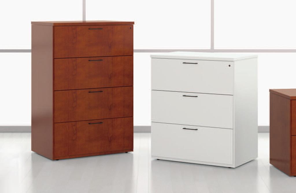 WaveWorks Storage WaveWorks s, Amber Finish and Designer White Laminate WaveWorks Storage WaveWorks offers a variety of freestanding storage choices to keep any office humming with uncluttered