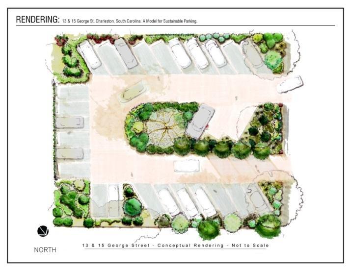 DRAFT VERSION: March 2014 LID Parking Lot Case Study: 15 George Street Charleston, SC Clemson University hired DesignWorks to plan this project in coordination with a graduate student s design