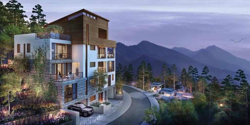 Town houses: 2, 3 and 4 bedroom luxury residences nestled in the lap of nature. These 2, 3 and 4 BHK, double-level residences range between 2,525 sq. ft.