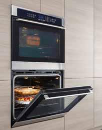 12 cooking levels Get the most out of your cooking time using the upper or lower oven Self-clean technology Automatic lock during high