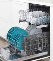 level racks makes it even easier to organize upper basket is adjustable to fit plates and glasses of different sizes Delayed start function Removable cutlery baskets Stainless steel tub Sanitation