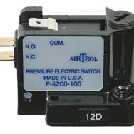 Description 0-100 PSI Pressure Switch w/ 12 PSI deadband 0-5 PSI Pressure Switch AIR