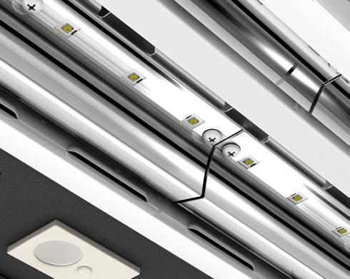 LED High Bay OPTIONS AND ACCESSORIES The I-BEAM LED fixture offers numerous options for almost