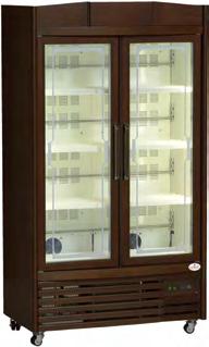 Wine Display Bod1 Bodega Glass doors Interior full length lighting Sturdy handle Easy to clean interior Suitable for refrigerated products Efficient, quiet system Fully self contained Ozone friendly