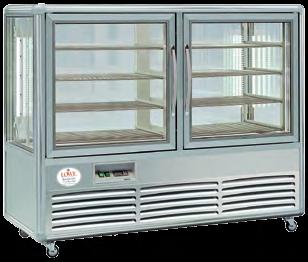 Frozen Kubo 500F Display Freezer Adjustable wire shelves Hinged doors Vertical lights 360 visibility Easy to clean Automatic defrost No drain required Stainless steel front Model Number 500F Width