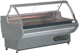 Refrigerated B Series Automatic defrost Heater pan evaporation (no plumbing required) Built in preparation counter Easy to clean surfaces Forced air cooling B - Back View Fully self contained unit