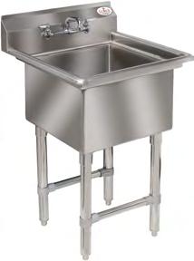 Non Refrigerated Sinks SSB3 SSB1 Stainless steel bowl sink Plumbing