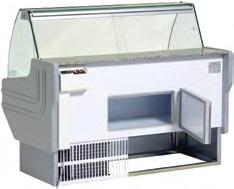 in operation Granite preparation counter built in Easy to clean surfaces and attractive lines ABS foamed end walls Magnetic door gasket for perfect seal Forced air cooling Model Numbers J104