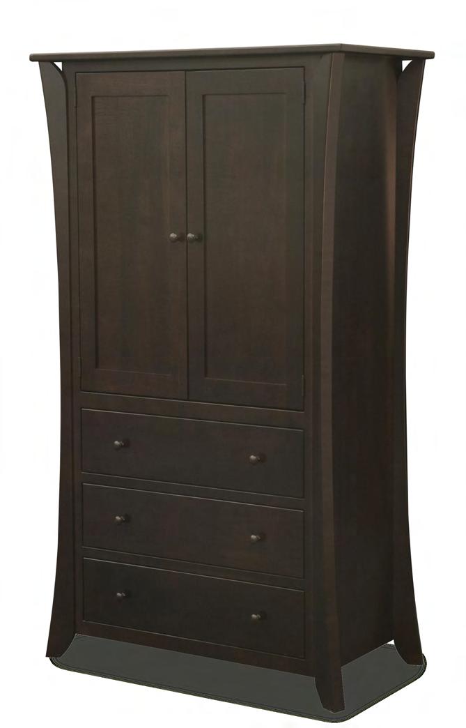 CL-286D 6 Drawer 28½ x 23 x 58¾ CALEDONIA ARMOIRE