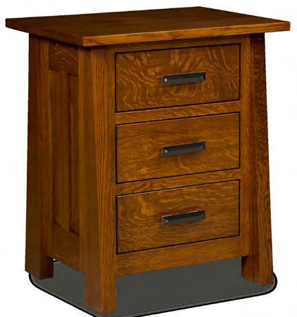 FREEMONT MISSION NIGHT STAND FR-271D 1 Drawer Optional