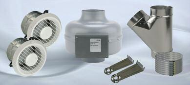 Adjustable Grille Bathroom Ventilation Kits Attack moisture at its source. Vary airflow to suit your needs.
