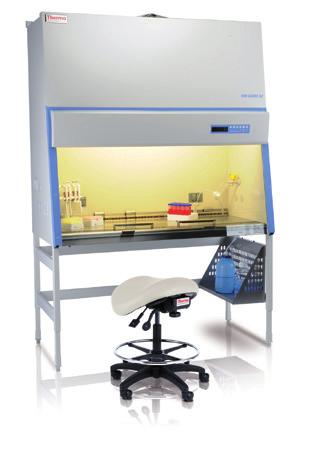 labor* A 1300 A2 series biosafety cabinet package includes stand, armrests, and timed UV light with choice of sizes, interior walls, and sash working height u